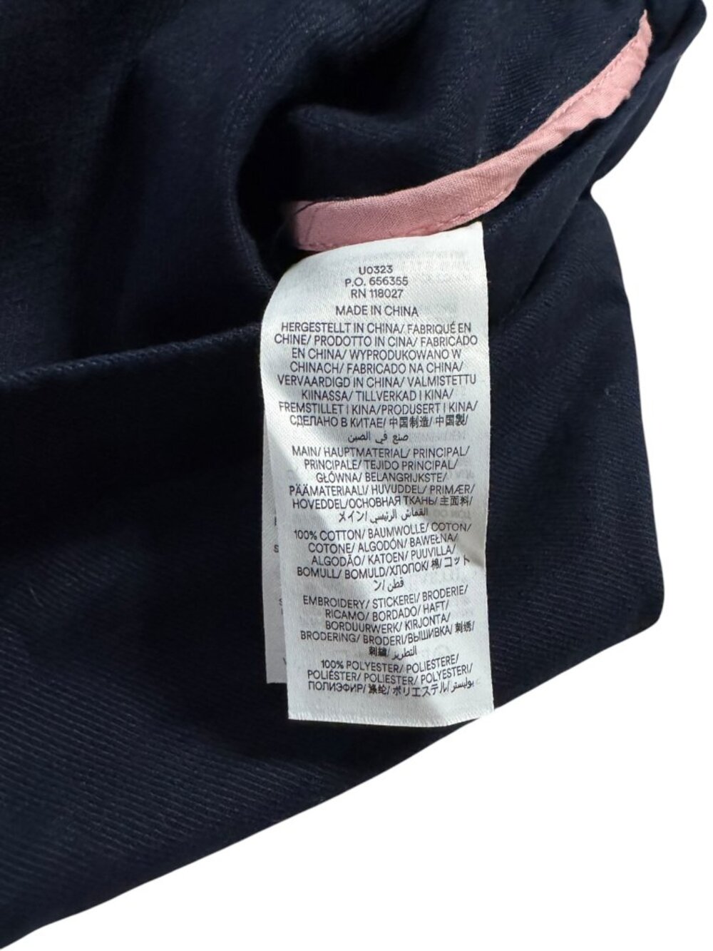 Boden Embroidered Utility Jacket Navy White Women's US 6 NWT Workwear Coat MSRP - Picture 10 of 10